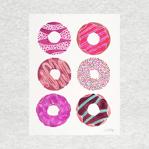 Donuts Magenta by CatCoq